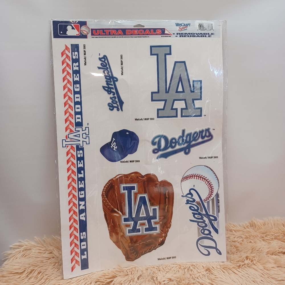 Los Angeles Dodgers Multi Use Ultra Decal Set, Sticker Emblem Truck.